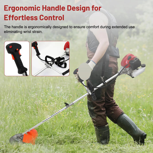 52cc Weed Wacker 2 - Stroke Gas Grass Trimmer - DailyBasicNeeds.com