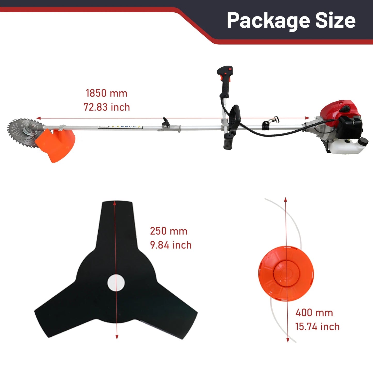 52cc Weed Wacker 2 - Stroke Gas Grass Trimmer - DailyBasicNeeds.com