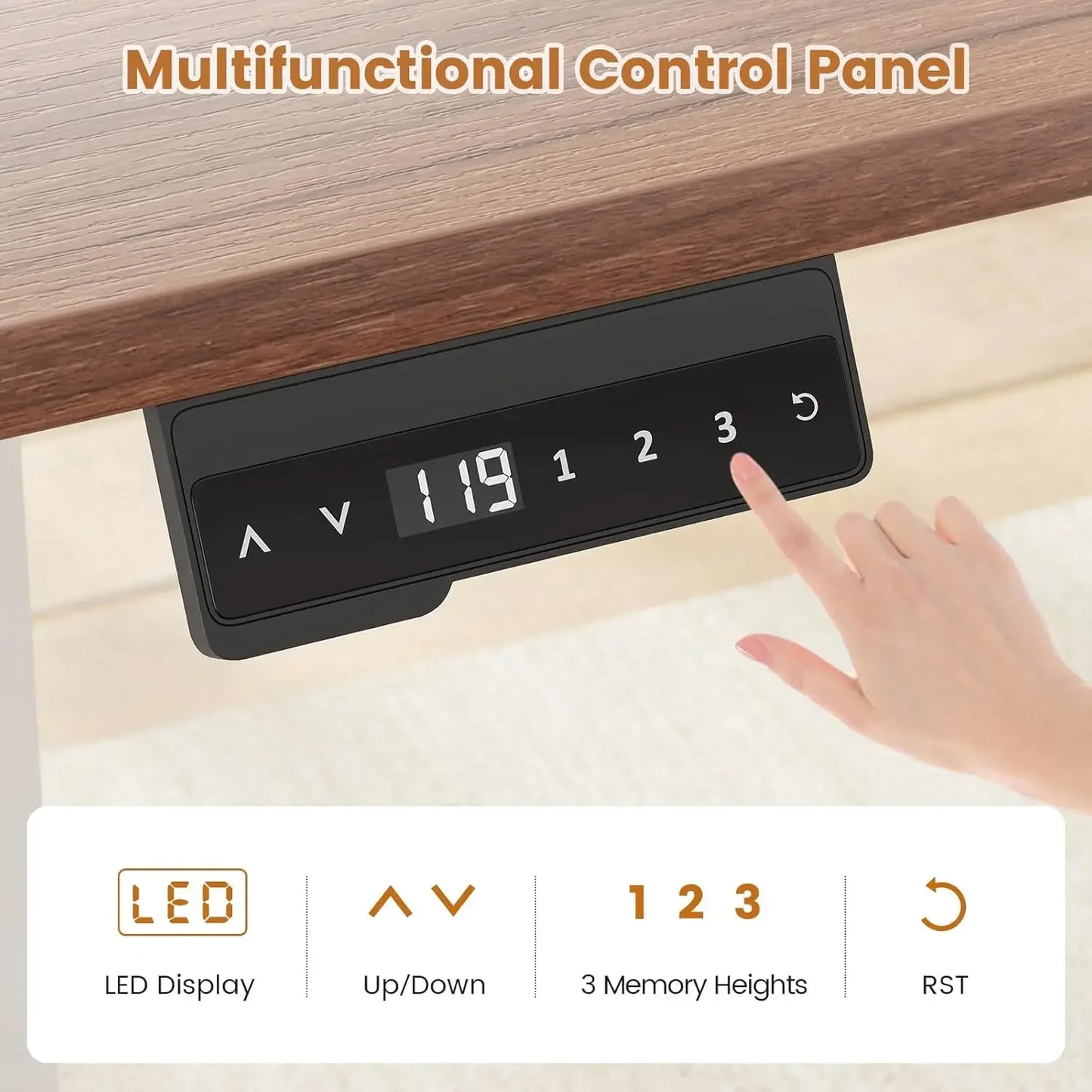 Farmhouse L-Shaped Standing Desk