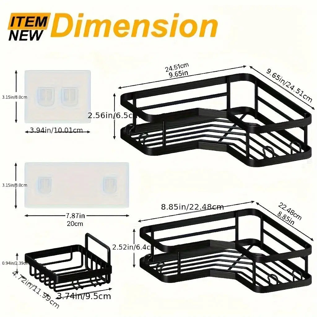 3-5 Pack Shower Organizer