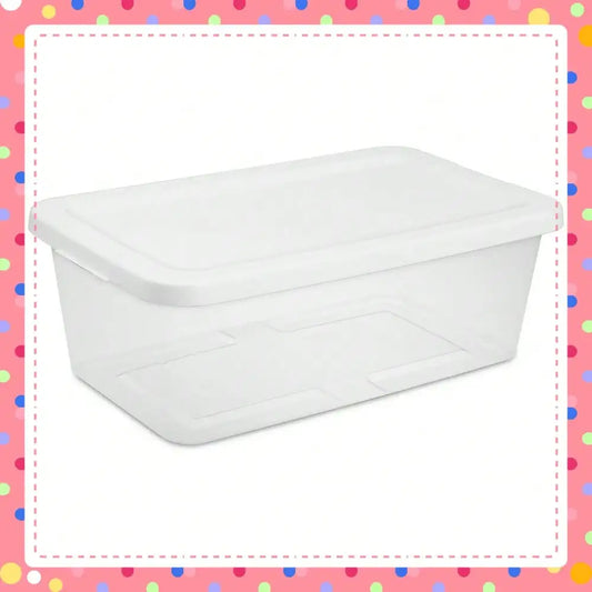 6-Quart Clear Storage Bins
