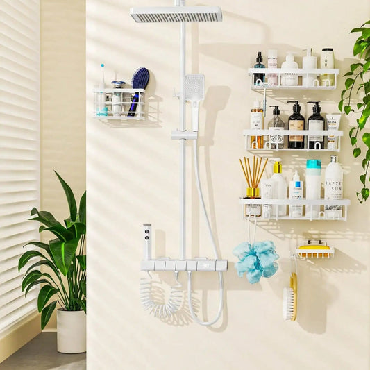 Adhesive Shower Caddy - DailyBasicNeeds.com