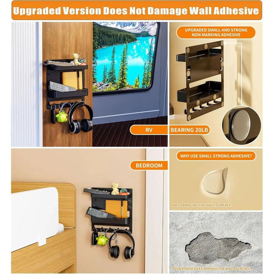 Bedside Shelf Wall and Nightstand - DailyBasicNeeds.com