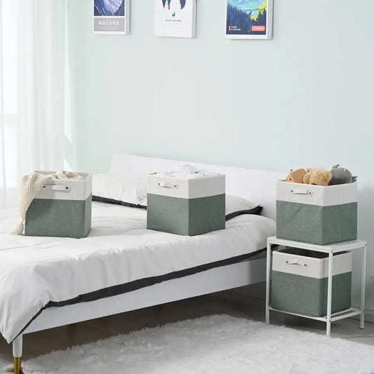Fine Linen Storage Bins - DailyBasicNeeds.com
