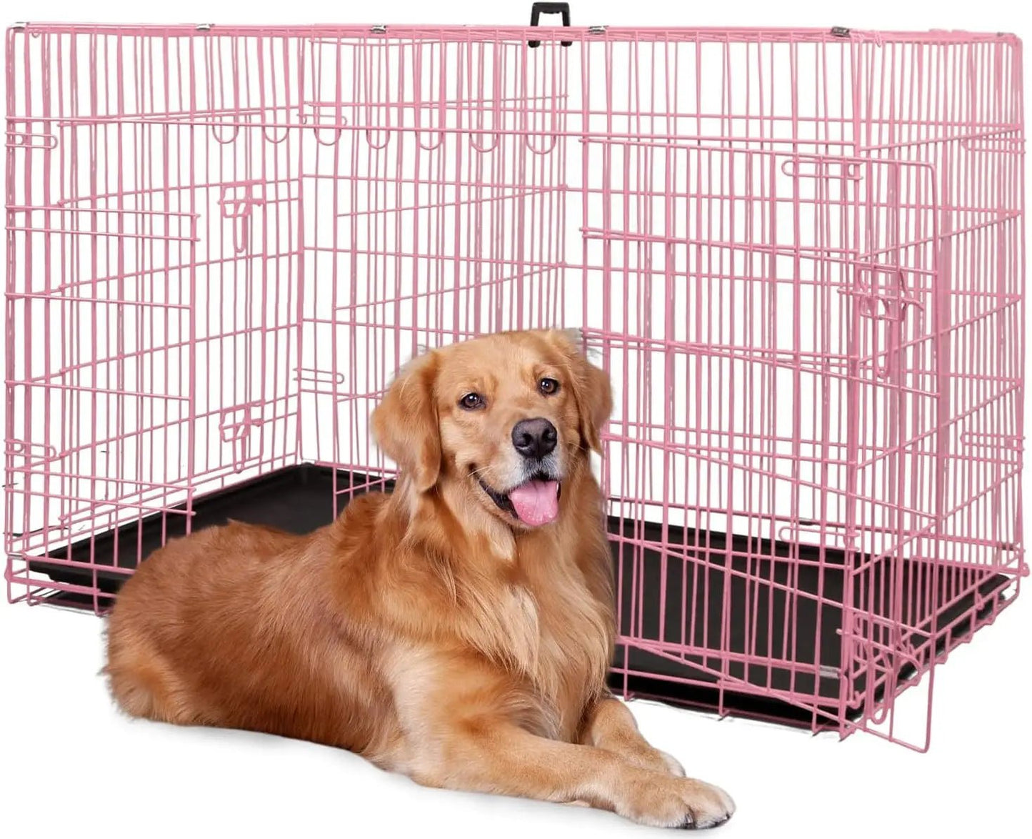 Foldable Metal Kennel - DailyBasicNeeds.com