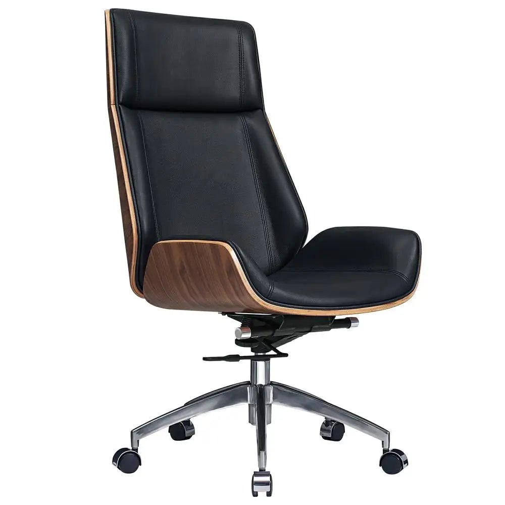 Genuine Leather Office Chair - DailyBasicNeeds.com