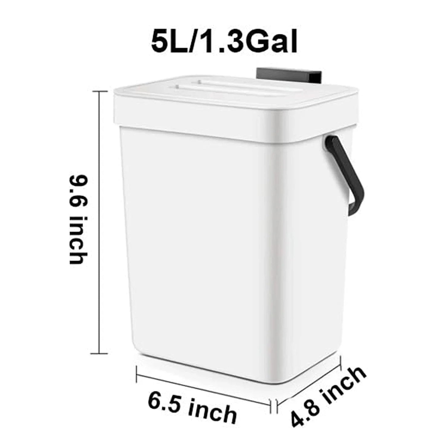 Hanging Trash Can Under Sink - DailyBasicNeeds.com