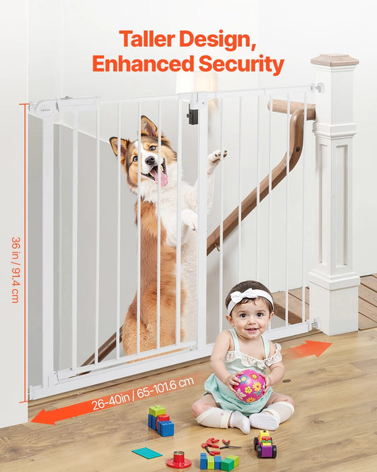 High Dog Gate Easy Step Walk Thru - DailyBasicNeeds.com