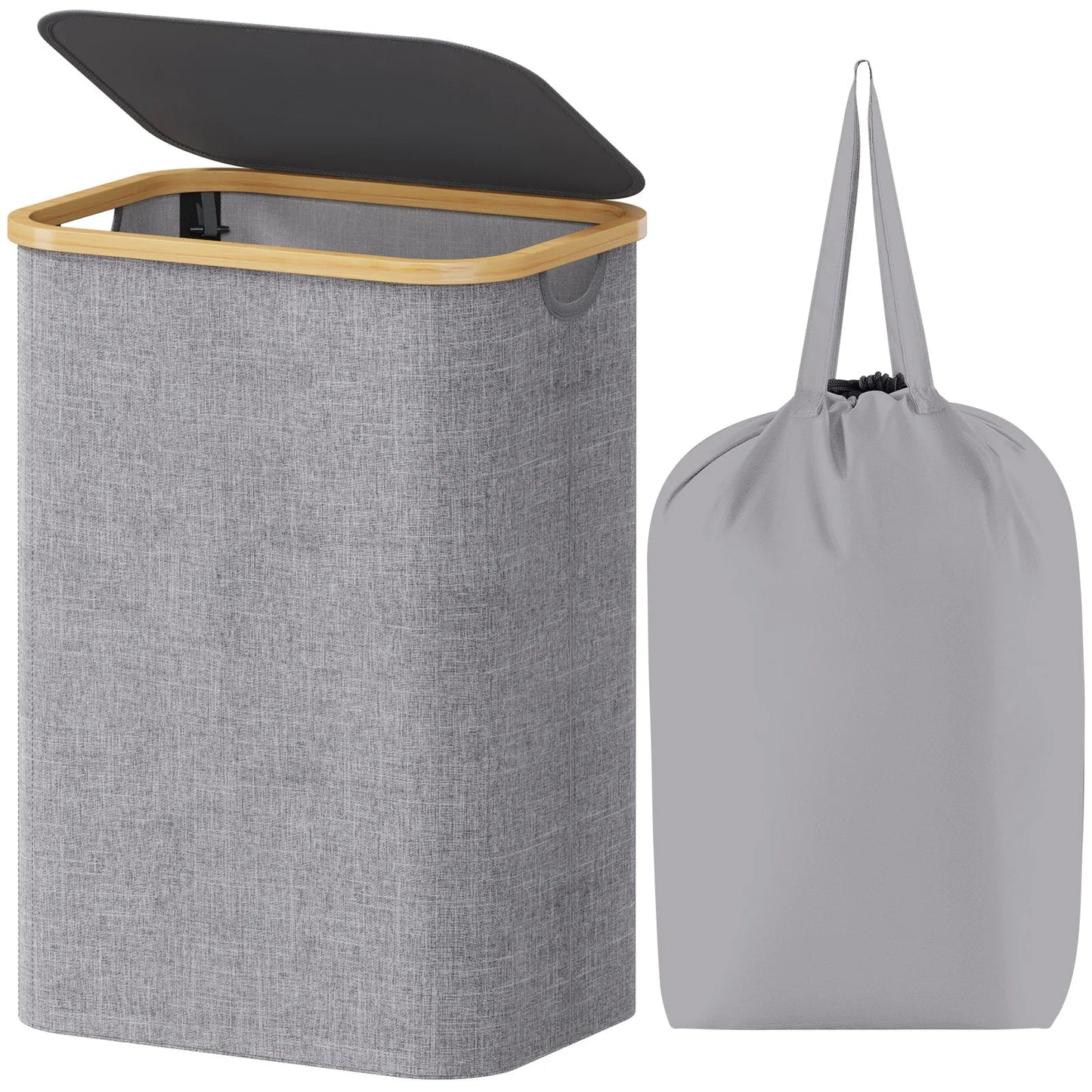 Laundry Basket with Lid - DailyBasicNeeds.com