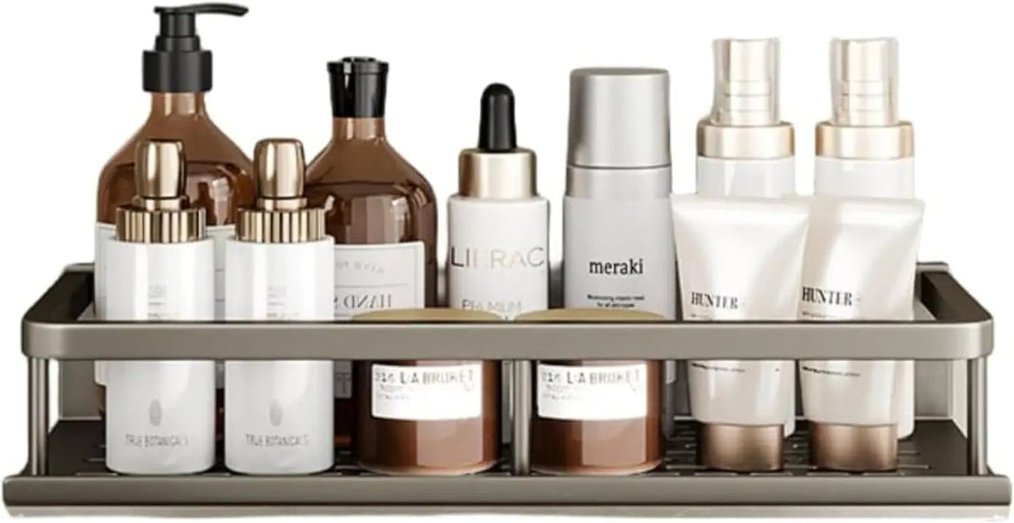 Self Adhesive Bathroom Shelves - DailyBasicNeeds.com