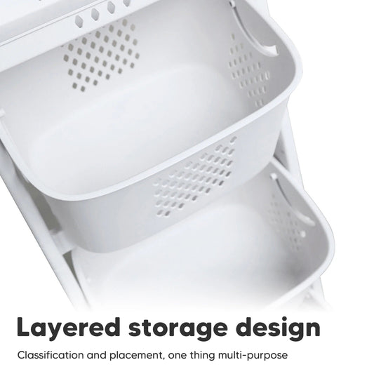 Tiered Laundry Cart - DailyBasicNeeds.com