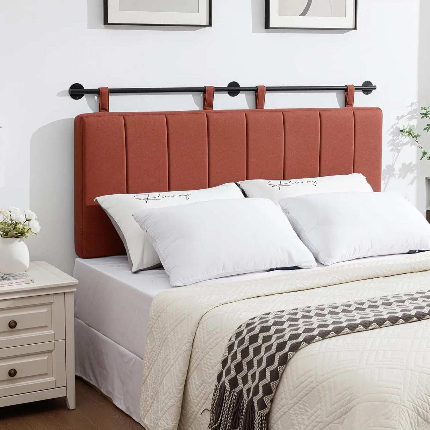 Upholstered Bed Head Board - DailyBasicNeeds.com