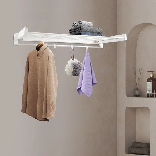 Wall Mounted Drying Rack - DailyBasicNeeds.com