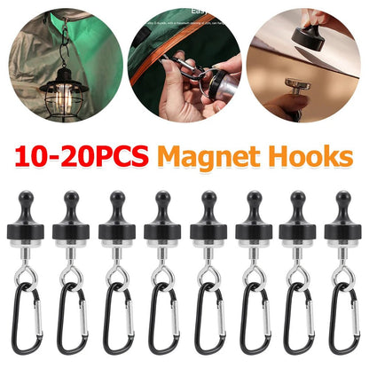 10 - 20PCS Magnetic Hooks - DailyBasicNeeds.com