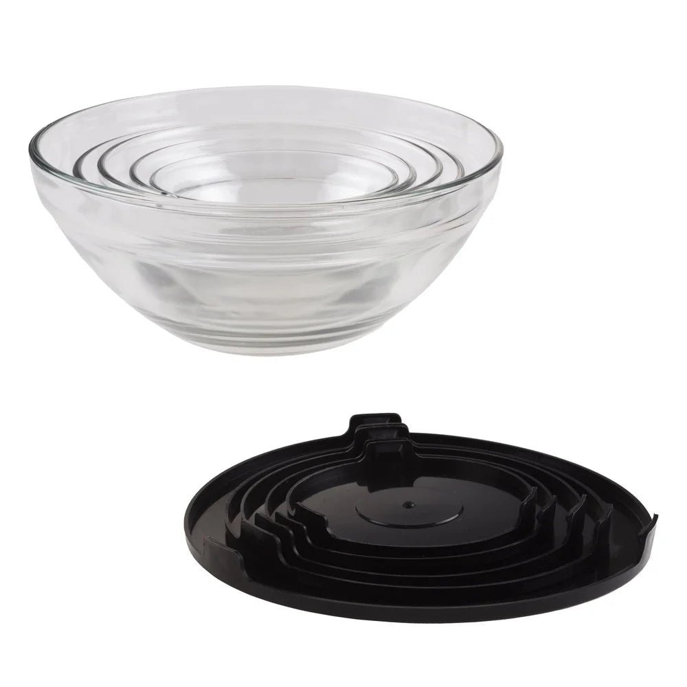 10 Piece Glass Storage Containers with Snap Lids - DailyBasicNeeds.com