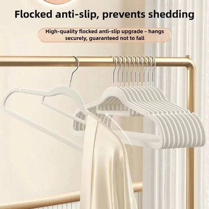 10pcs Velvet Clothes Hangers - DailyBasicNeeds.com