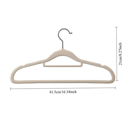 10pcs Velvet Clothes Hangers - DailyBasicNeeds.com