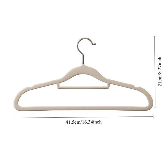 10pcs Velvet Clothes Hangers - DailyBasicNeeds.com