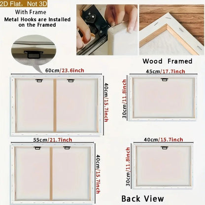 1pc Woven Canvas Wall Art - DailyBasicNeeds.com