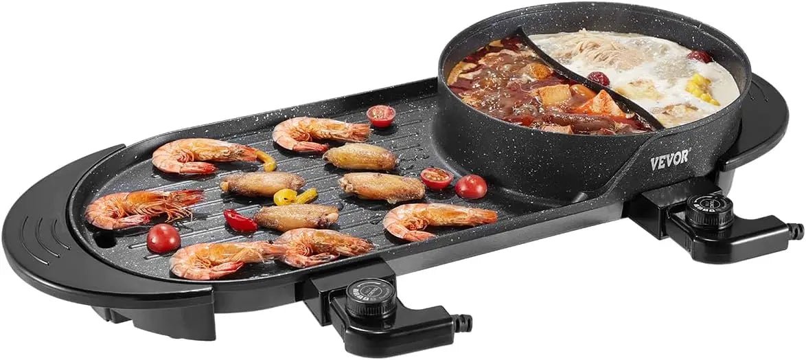 2 - in - 1 Grill and Hot Pot - DailyBasicNeeds.com