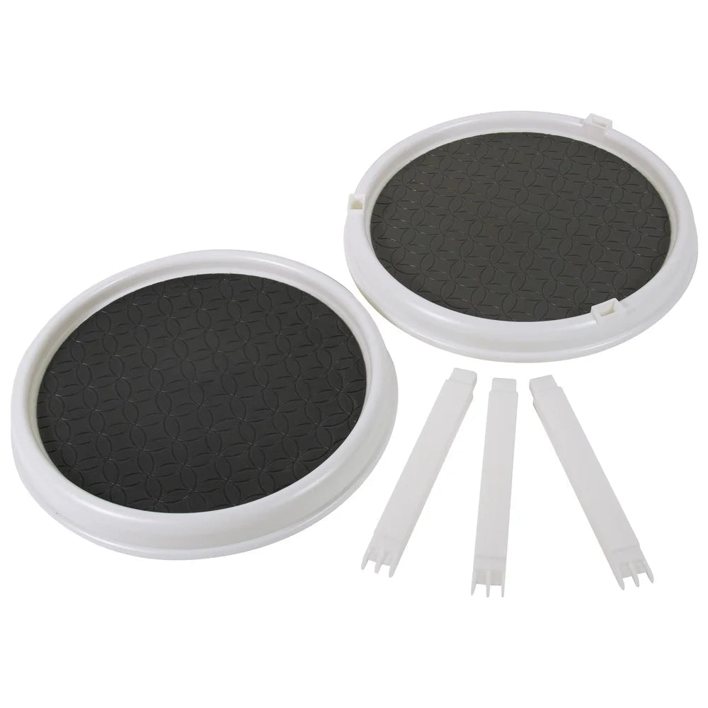 2 - Tier Nonskid Turntable - DailyBasicNeeds.com
