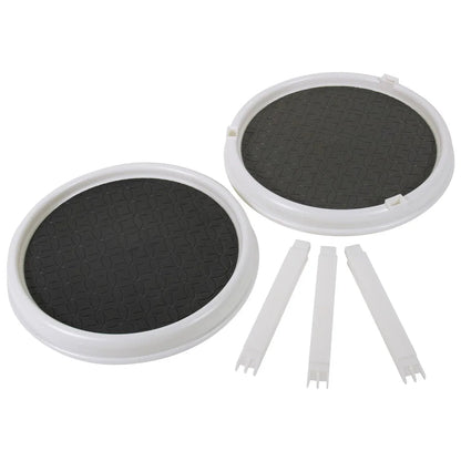 2 - Tier Nonskid Turntable - DailyBasicNeeds.com