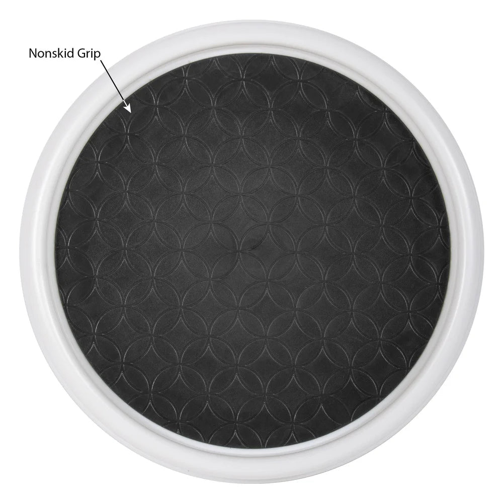 2 - Tier Nonskid Turntable - DailyBasicNeeds.com