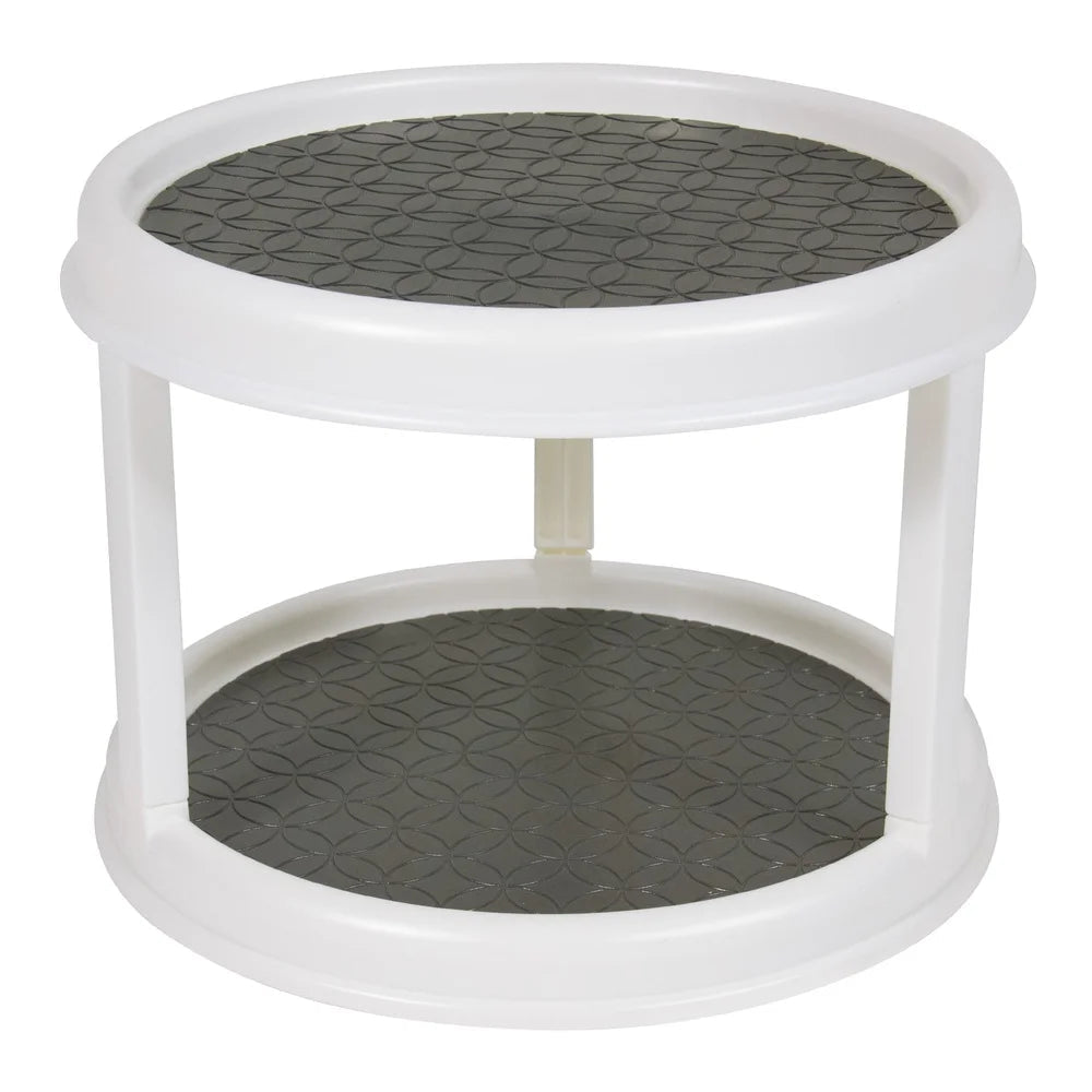 2 - Tier Nonskid Turntable - DailyBasicNeeds.com