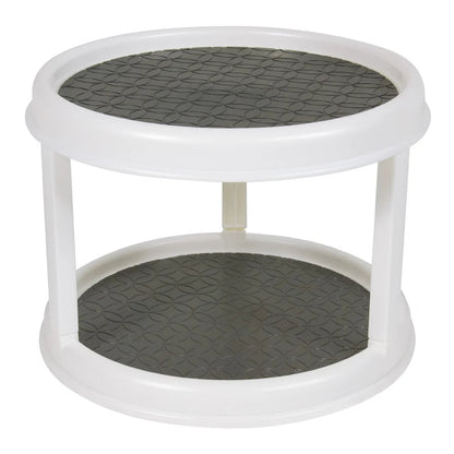 2 - Tier Nonskid Turntable - DailyBasicNeeds.com