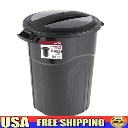 20 Gallon Heavy Duty Plastic Garbage Can - DailyBasicNeeds.com