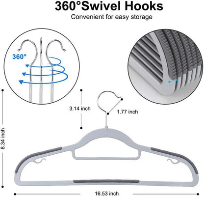 20/40PCS Durable Anti Slip Hangers - DailyBasicNeeds.com