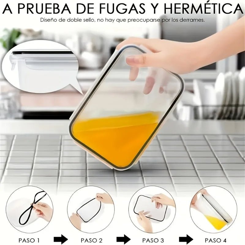 24 Airtight Containers & Lids with Labels - DailyBasicNeeds.com