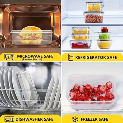 24 Airtight Containers & Lids with Labels - DailyBasicNeeds.com