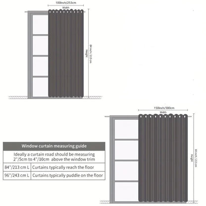 2PCS Room Divider Black Out Curtain - DailyBasicNeeds.com