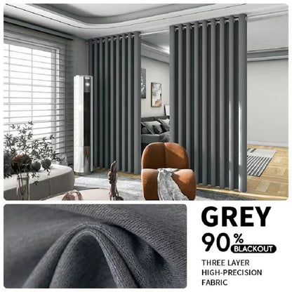 2PCS Room Divider Black Out Curtain - DailyBasicNeeds.com