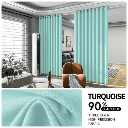 2PCS Room Divider Black Out Curtain - DailyBasicNeeds.com