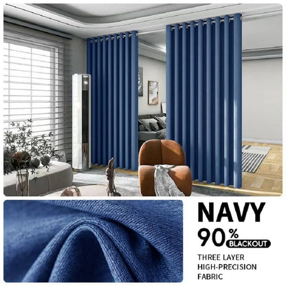2PCS Room Divider Black Out Curtain - DailyBasicNeeds.com