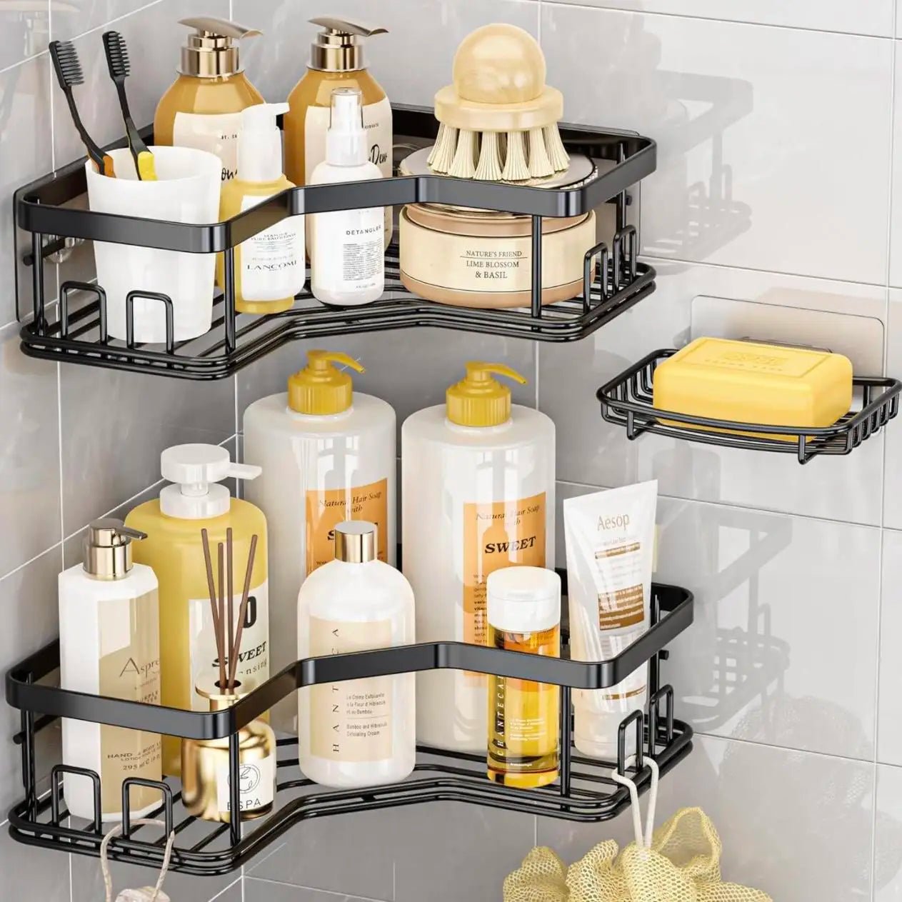 3 - 5 Pack Shower Organizer - DailyBasicNeeds.com