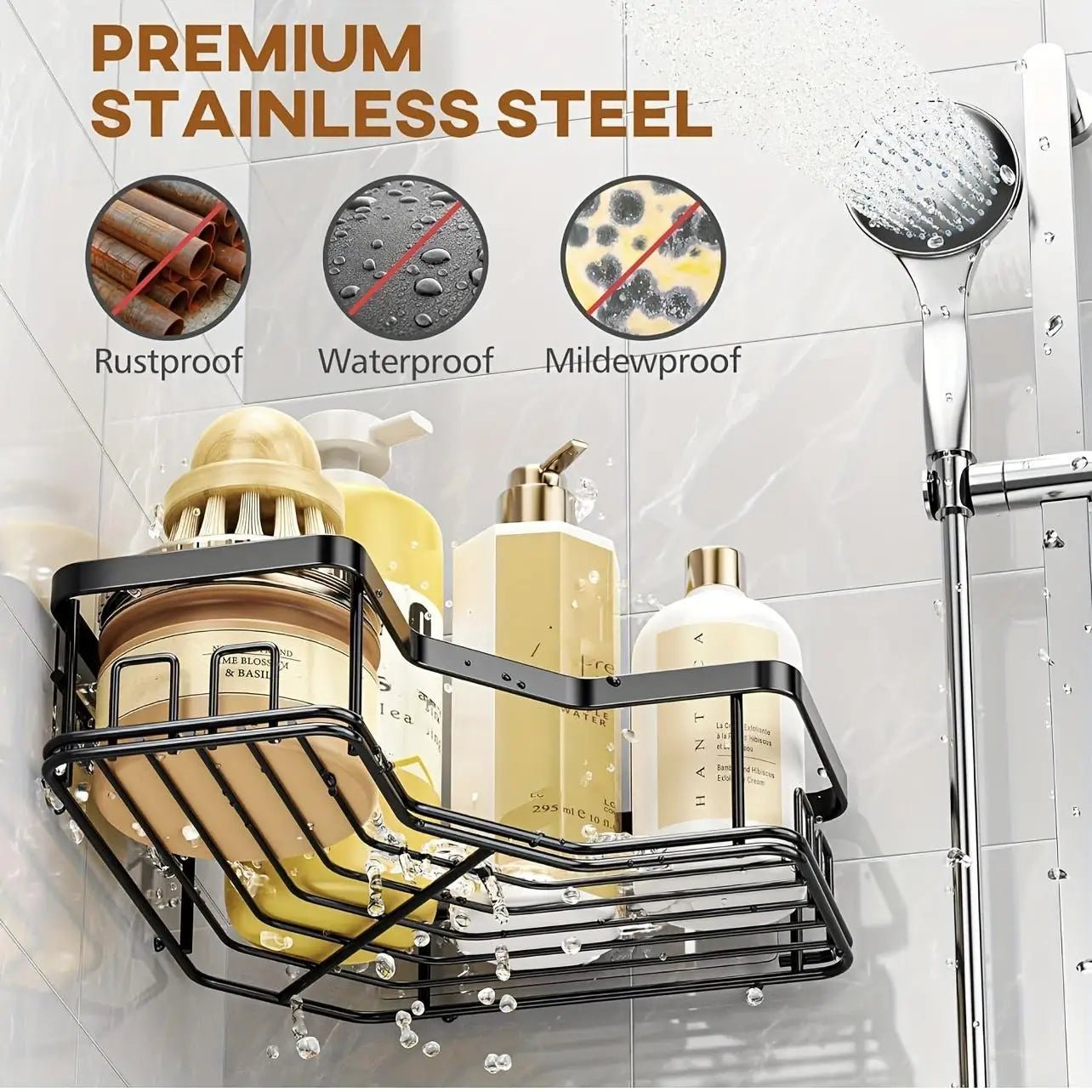 3 - 5 Pack Shower Organizer - DailyBasicNeeds.com