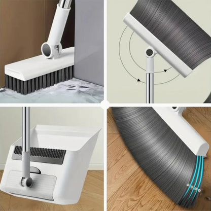 3 in 1 Broom and Dustpan Set - DailyBasicNeeds.com