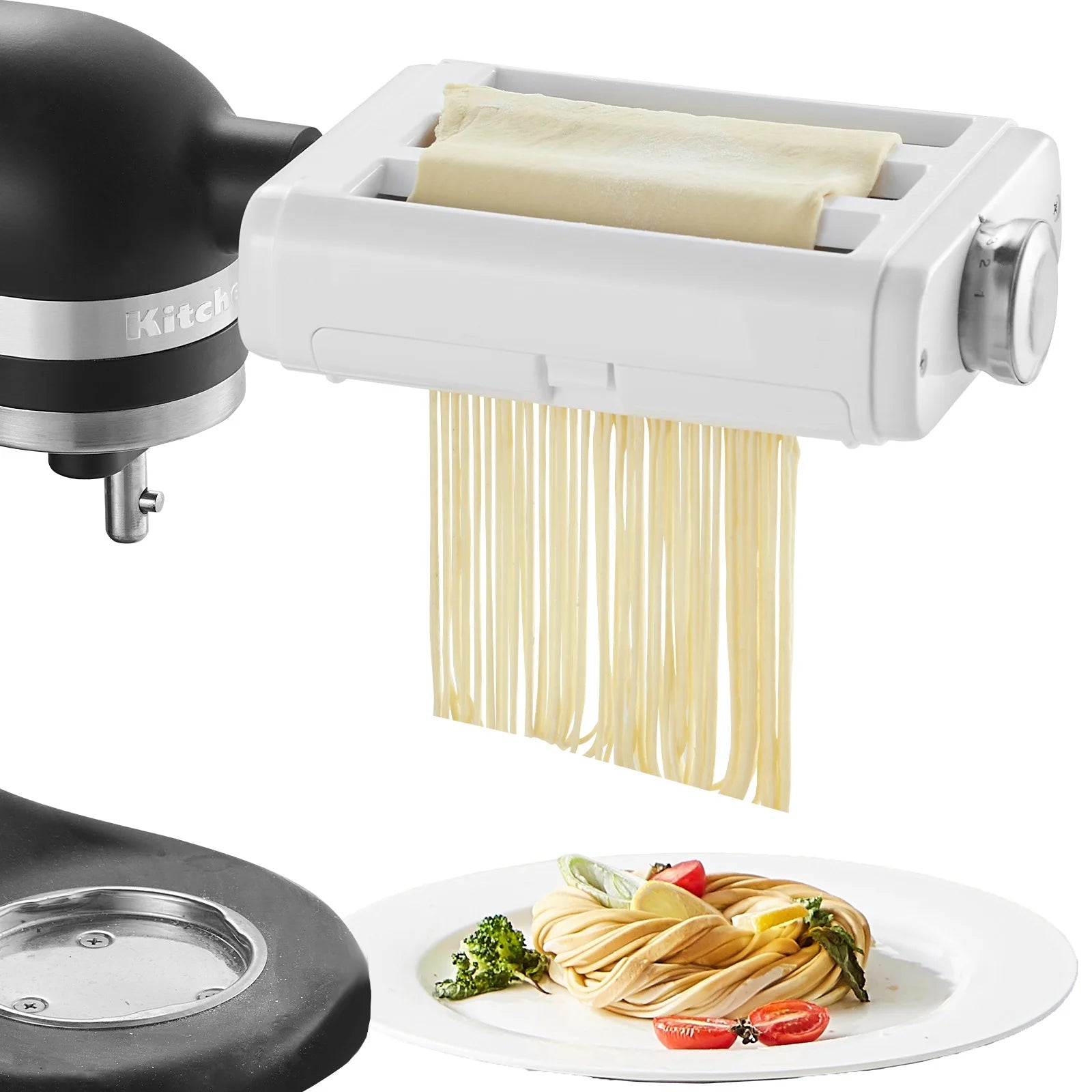 3 - in - 1 Pasta Maker Attachment for Stand Mixers - DailyBasicNeeds.com
