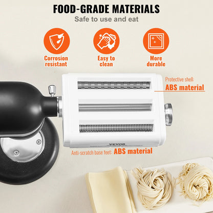 3 - in - 1 Pasta Maker Attachment for Stand Mixers - DailyBasicNeeds.com