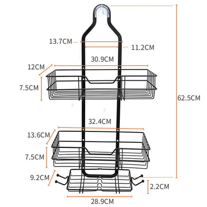 3 - tier Household Shower Shelves - DailyBasicNeeds.com