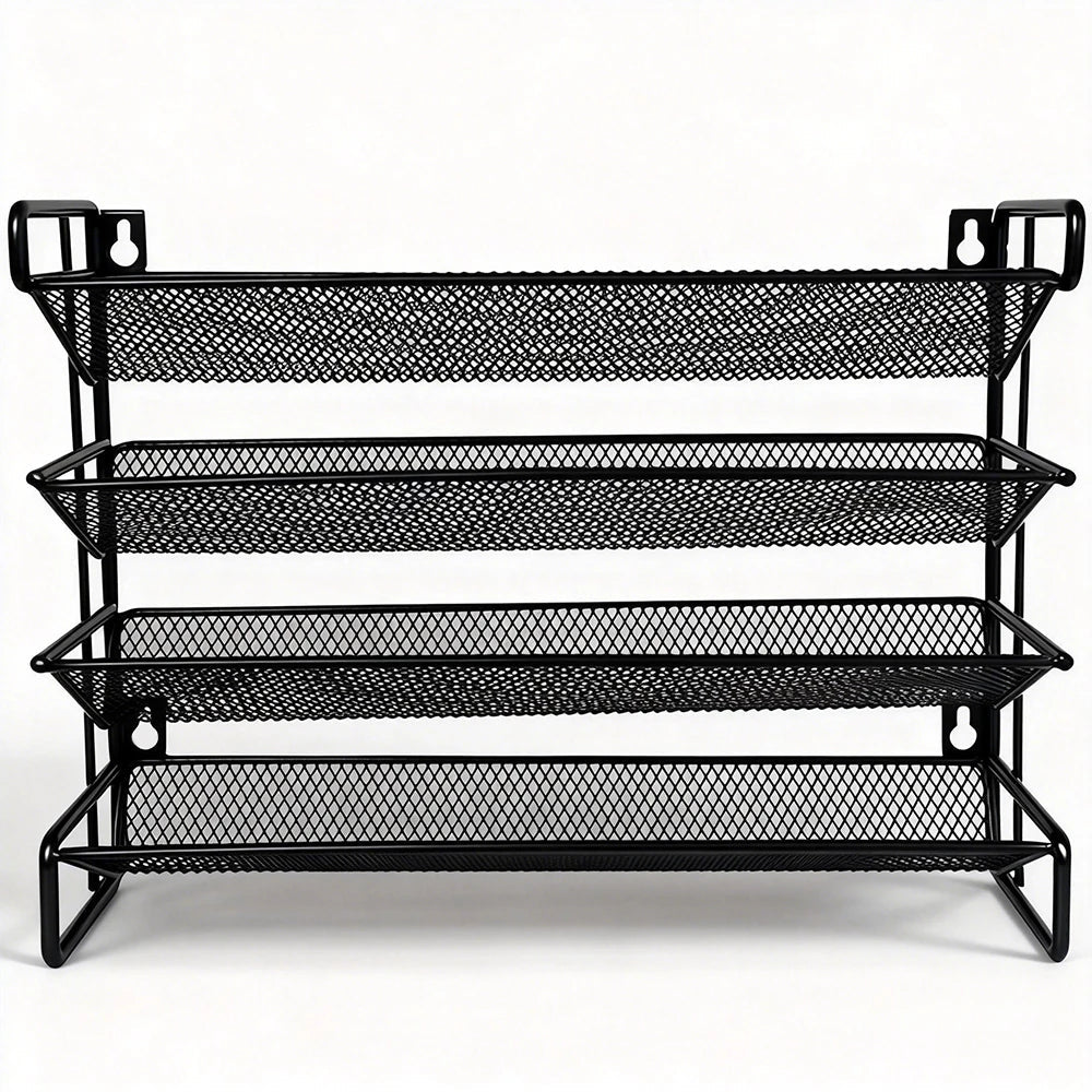 4 - Tier Spice Rack Kitchen Cabinet - DailyBasicNeeds.com