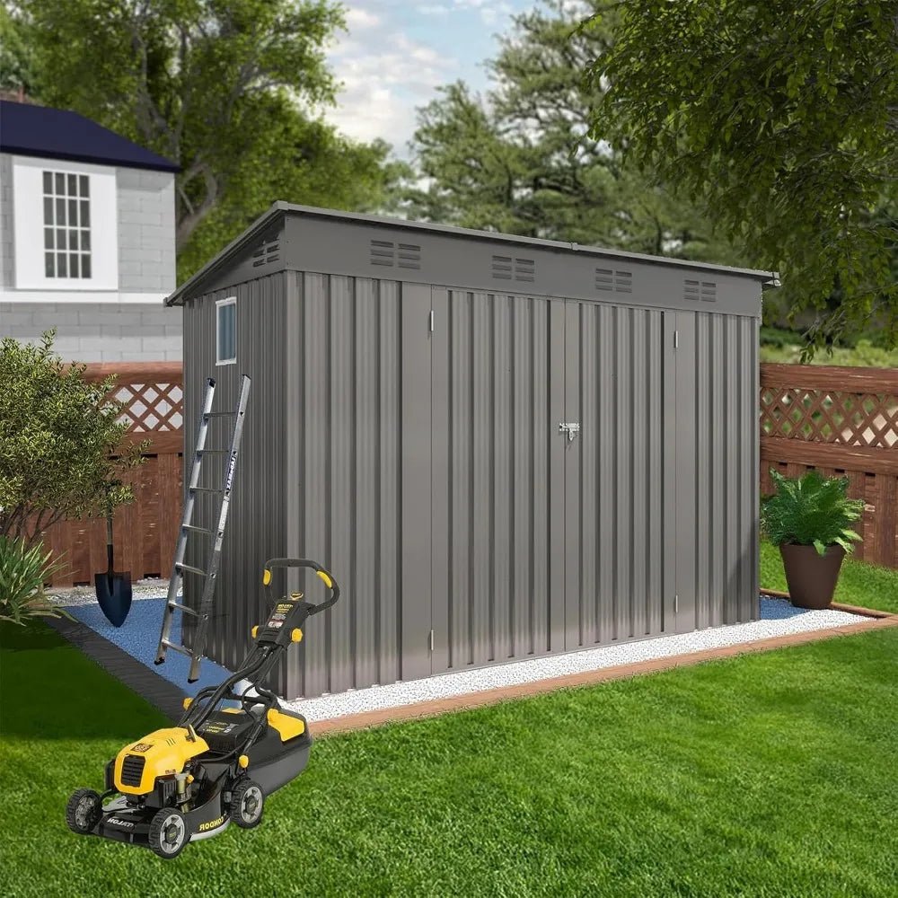 4 x 9 FT Outdoor Storage Shed - DailyBasicNeeds.com