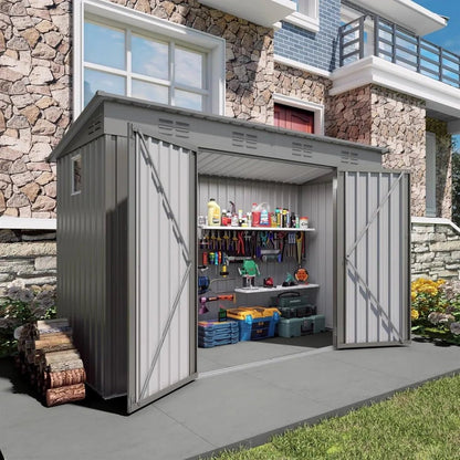 4 x 9 FT Outdoor Storage Shed - DailyBasicNeeds.com
