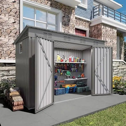 4 x 9 FT Outdoor Storage Shed - DailyBasicNeeds.com