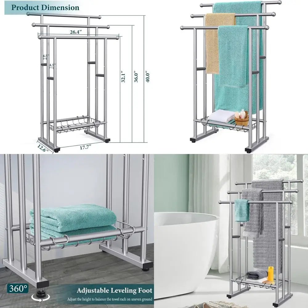 40" Tall Towel Racks - DailyBasicNeeds.com