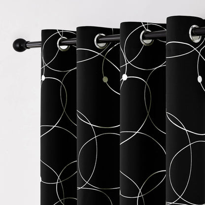 4PCS Blackout Curtains - DailyBasicNeeds.com