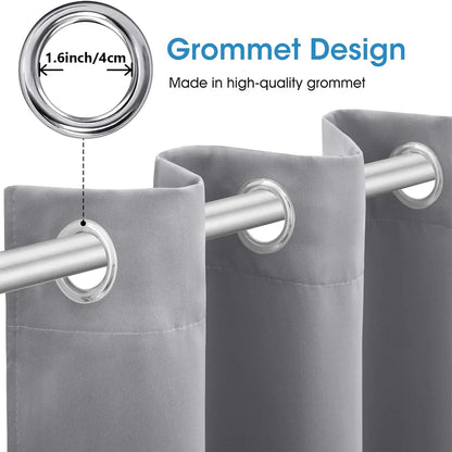 4PCS Blackout Curtains - DailyBasicNeeds.com